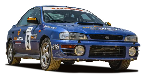 Subaru Impreza GT préparée pour le rallye sur terre